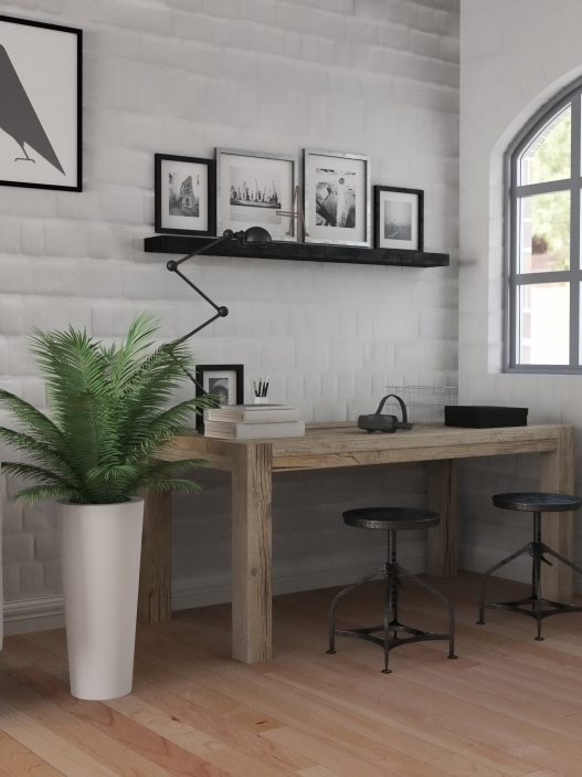 Bright and minimal small living room design that makes the space look bigger without renovation.